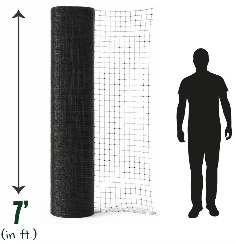 Dalen Deer X Protective Netting for Gardens and Landscapes - 7â€² x 100â€² - Strong and Durable 3/4â€³ Polypropylene Mesh with UV Inhibitors - Image 4